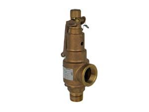 Safety Valve, 1” x 1 1/4” set at 40 psi